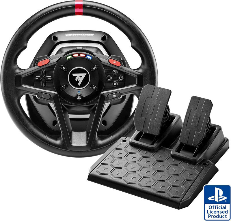ThrustMaster T128 Force Feedback Racing Wheel & Magnetic Pedals for PlayStation PS5 / PS4 / PC, Black
ThrustMaster T128 Force Feedback Racing Wheel & Magnetic Pedals for PlayStation PS5 / PS4 / PC, Black