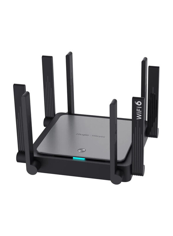 Ruijie Reyee RG-EW3200GX PRO 3200Mbps Wi-Fi 6 Dual-band Gigabit Mesh Router, Black
Ruijie Reyee RG-EW3200GX PRO 3200Mbps Wi-Fi 6 Dual-band Gigabit Mesh Router, Black