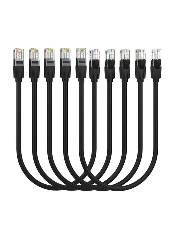 Vention 0.5-Meters Cat6 UTP Patch IBE Series Copper-Clad Aluminium Cable, RJ45 to RJ45 for Network Devices, 5 Pieces, Black
Vention 0.5-Meters Cat6 UTP Patch IBE Series Copper-Clad Aluminium Cable, RJ45 to RJ45 for Network Devices, 5 Pieces, Black