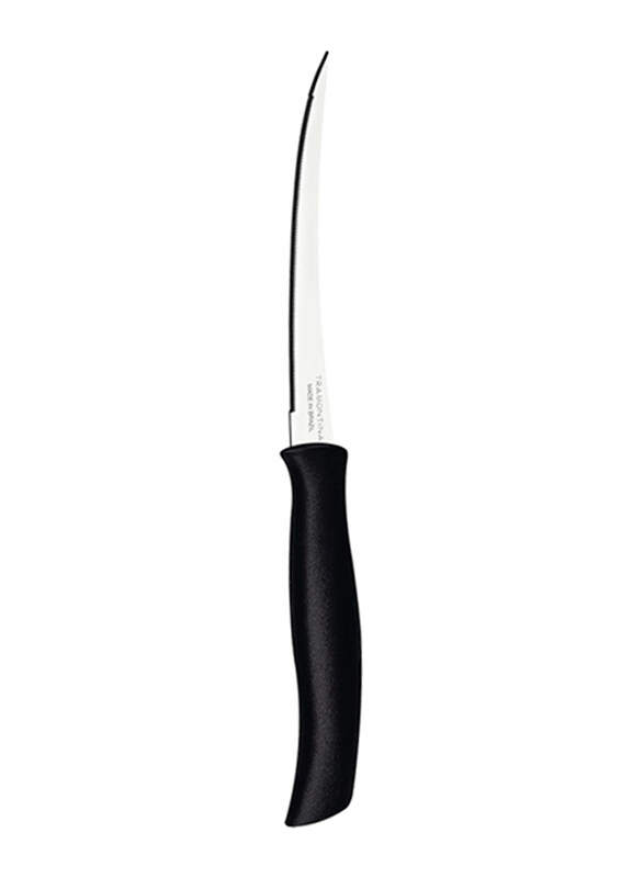 Tramontina 5-Inch Athus Tomato Knife with Stainless Steel Blade and Polypropylene Handle, 23088905, Black
Tramontina 5-Inch Athus Tomato Knife with Stainless Steel Blade and Polypropylene Handle, 23088905, Black
