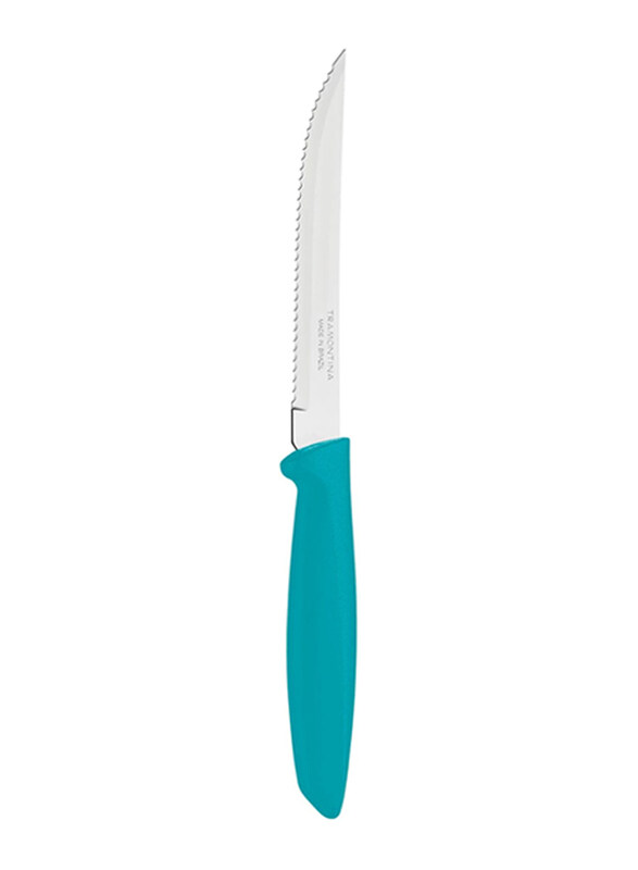 Tramontina 5-Inch Plenus Stainless Steel Blade & Polypropylene Handle Steak & Fruit Knife, 23410885, Blue
Tramontina 5-Inch Plenus Stainless Steel Blade & Polypropylene Handle Steak & Fruit Knife, 23410885, Blue