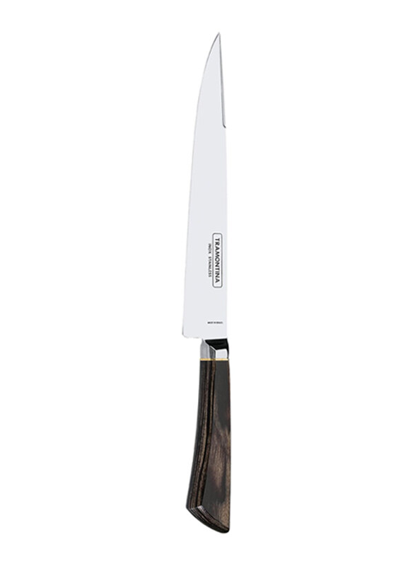 Tramontina 8-Inch Meat Knife with Stainless Steel Blade and Wood Handle, 21574098, Brown
Tramontina 8-Inch Meat Knife with Stainless Steel Blade and Wood Handle, 21574098, Brown