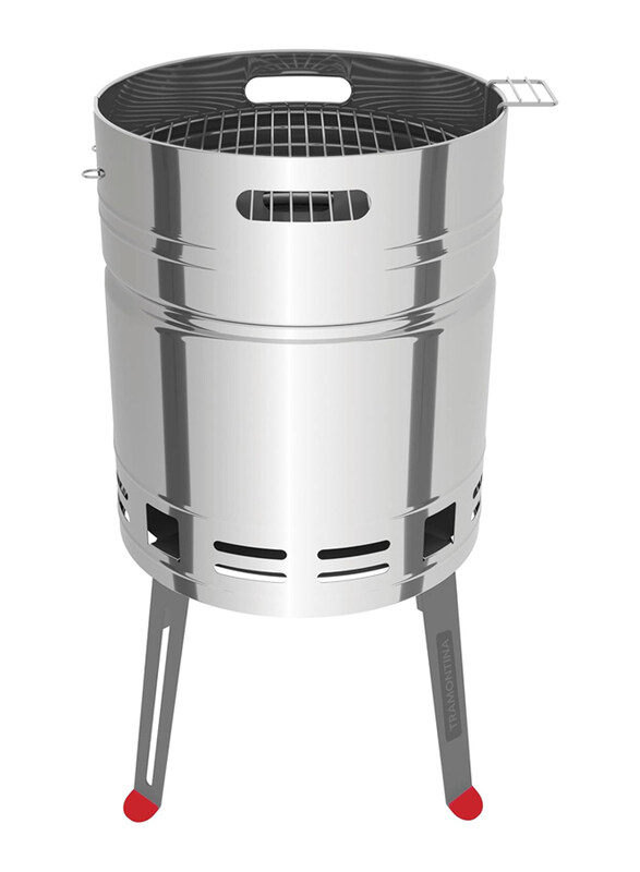Tramontina Stainless Steel Charcoal Grill with Enamelled Steel Charcoal Tray, TCP-400L, Silver
Tramontina Stainless Steel Charcoal Grill with Enamelled Steel Charcoal Tray, TCP-400L, Silver