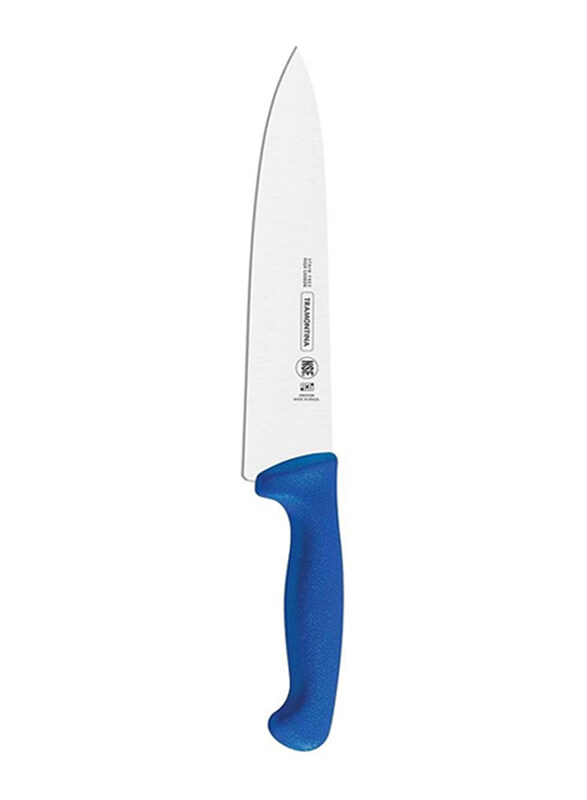 Tramontina 14-inch Professional Meat Knife with Stainless Steel Blade and Polypropylene Handle with Antimicrobial Protection, 24609014, Blue/Silver
Tramontina 14-inch Professional Meat Knife with Stainless Steel Blade and Polypropylene Handle with Antimicrobial Protection, 24609014, Blue/Silver
