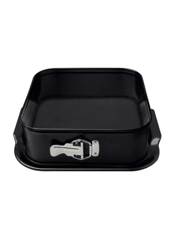 Tramontina 24cm Bottom/Sides Removable Non-Stick Coating Square Cake Mold, Black
Tramontina 24cm Bottom/Sides Removable Non-Stick Coating Square Cake Mold, Black