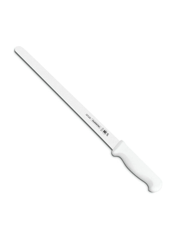 Tramontina Professional 12-inch Plain Edge Slicer Knife for Cold Cuts with Stainless Steel Blade & Polypropylene Handle with Antimicrobial Protection,
Tramontina Professional 12-inch Plain Edge Slicer Knife for Cold Cuts with Stainless Steel Blade & Polypropylene Handle with Antimicrobial Protection,