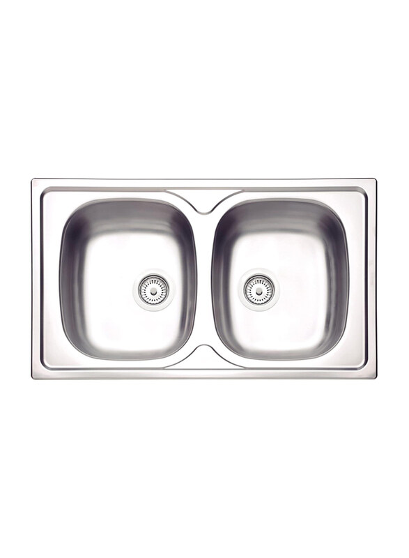Tramontina 0.6mm Pre-Polished Finis Stainless Steel Interior Kitchen Sink with Valve, AISI 304, 1/2 inch, Silver
Tramontina 0.6mm Pre-Polished Finis Stainless Steel Interior Kitchen Sink with Valve, AISI 304, 1/2 inch, Silver