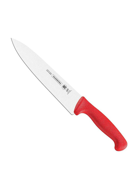 Tramontina 12-inch Professional Meat Knife with Stainless Steel Blade and Polypropylene Handle with Antimicrobial Protection, 24609072, Red/Silver
Tramontina 12-inch Professional Meat Knife with Stainless Steel Blade and Polypropylene Handle with Antimicrobial Protection, 24609072, Red/Silver