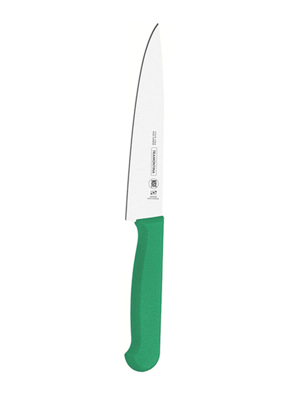 Tramontina 10-inch Professional Stainless Steel Blade & Polypropylene Handle with Antimicrobial Protection Meat Knife, 24620120, Green
Tramontina 10-inch Professional Stainless Steel Blade & Polypropylene Handle with Antimicrobial Protection Meat Knife, 24620120, Green