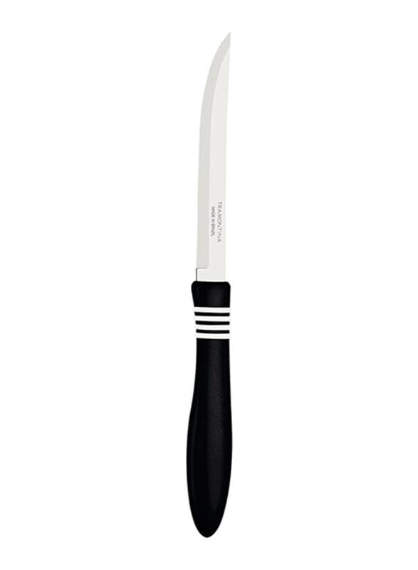 Tramontina 2-Piece Core & Core Steak Knives with Stainless Steel Blade & Polypropylene Handle, 23465205, Silver/Black
Tramontina 2-Piece Core & Core Steak Knives with Stainless Steel Blade & Polypropylene Handle, 23465205, Silver/Black