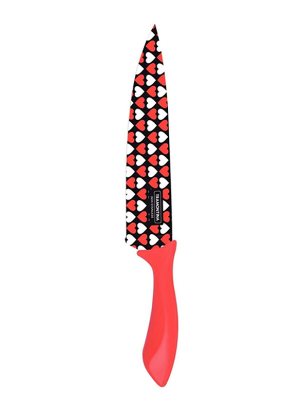 Tramontina 8-Inch Colorcut Meat Knife with Stainless Steel Decorated Blade and Polypropylene Handle, 23034178, Red
Tramontina 8-Inch Colorcut Meat Knife with Stainless Steel Decorated Blade and Polypropylene Handle, 23034178, Red