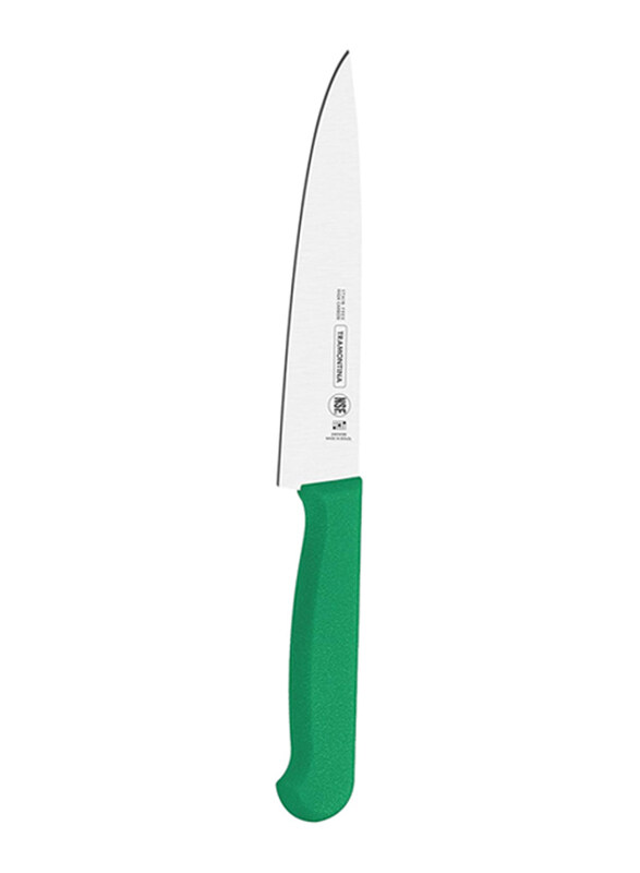 Tramontina 8-inch Professional Stainless Steel Blade & Polypropylene Handle with Antimicrobial Protection Meat Knife, 24620128, Green
Tramontina 8-inch Professional Stainless Steel Blade & Polypropylene Handle with Antimicrobial Protection Meat Knife, 24620128, Green