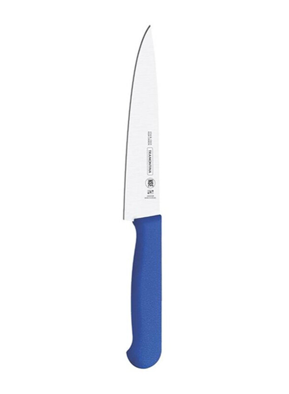 Tramontina 10-inch Professional Meat Knife with Stainless Steel Blade and Polypropylene Handle with Antimicrobial Protection, 24620010, Blue/Silver
Tramontina 10-inch Professional Meat Knife with Stainless Steel Blade and Polypropylene Handle with Antimicrobial Protection, 24620010, Blue/Silver