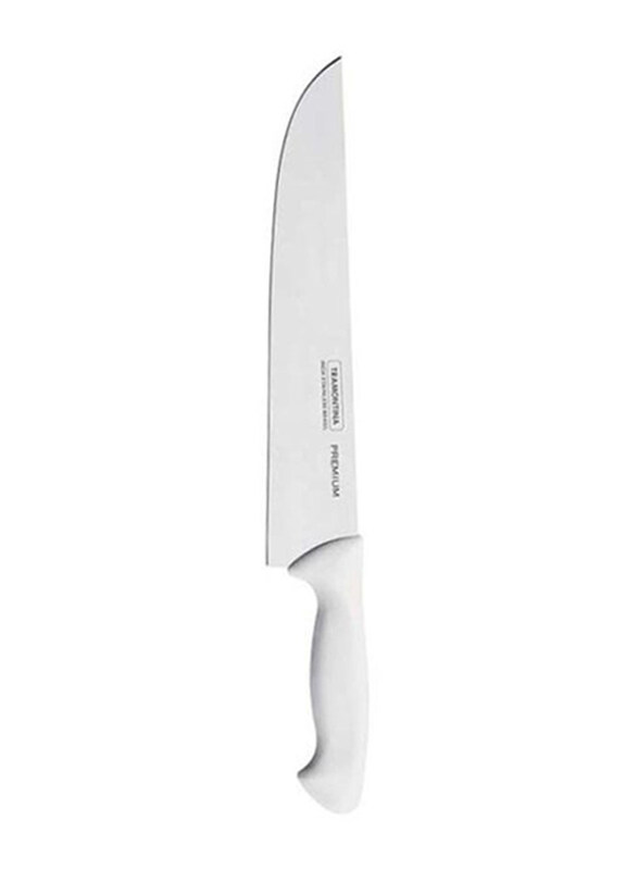 Tramontina 7-inch Premium Meat Knife with Stainless Steel Blade and Polypropylene Handle with Antimicrobial Protection, 24473187, Silver/White
Tramontina 7-inch Premium Meat Knife with Stainless Steel Blade and Polypropylene Handle with Antimicrobial Protection, 24473187, Silver/White