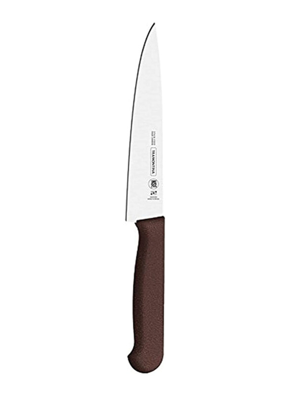 Tramontina 6-inch Professional Stainless Steel Blade & Polypropylene Handle with Antimicrobial Protection Meat Knife, 24620146, Brown
Tramontina 6-inch Professional Stainless Steel Blade & Polypropylene Handle with Antimicrobial Protection Meat Knife, 24620146, Brown