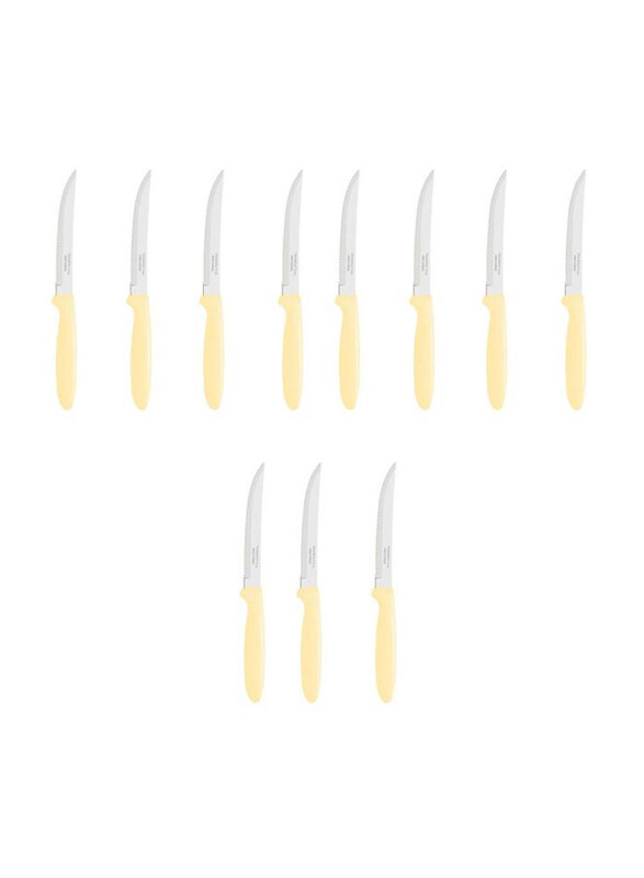 Tramontina 12-Piece 5-inch Stainless Steel Steak Knives Set, 23360035, Multicolour
Tramontina 12-Piece 5-inch Stainless Steel Steak Knives Set, 23360035, Multicolour
