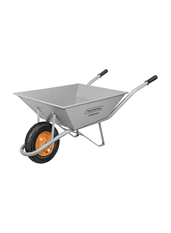 Tramontina 65L Wheelbarrow Extraforte With Metal Heavy-Duty Bucket Metallic Handle And PnEUmatic Tire, 77714435, Grey
Tramontina 65L Wheelbarrow Extraforte With Metal Heavy-Duty Bucket Metallic Handle And PnEUmatic Tire, 77714435, Grey