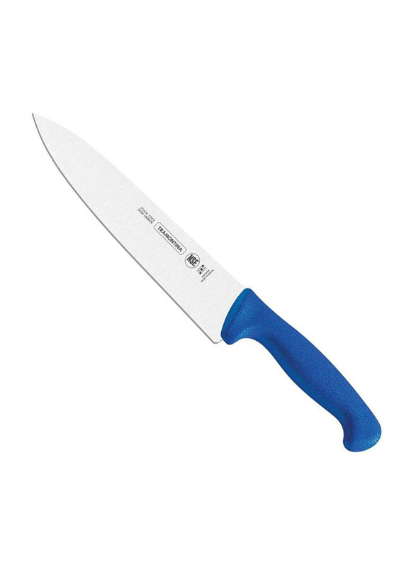 Tramontina 10-inch Professional Meat Knife with Stainless Steel Blade and Polypropylene Handle with Antimicrobial Protection, 24609/010, Blue/Silver
Tramontina 10-inch Professional Meat Knife with Stainless Steel Blade and Polypropylene Handle with Antimicrobial Protection, 24609/010, Blue/Silver