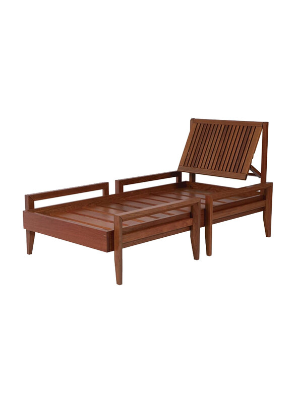 Tramontina Mood Chaise in FSC Certified Brazilian Jatoba Wood With Low Armrests, Brown
Tramontina Mood Chaise in FSC Certified Brazilian Jatoba Wood With Low Armrests, Brown