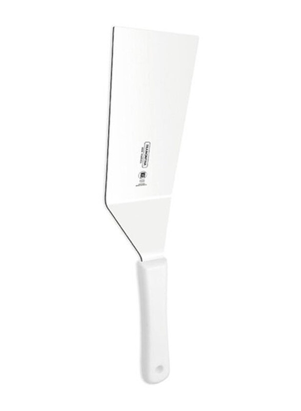 Tramontina 8x3 Inch Professional Hamburger Spatula with Stainless Steel Blade and White Polypropylene Handle, White/Silver
Tramontina 8x3 Inch Professional Hamburger Spatula with Stainless Steel Blade and White Polypropylene Handle, White/Silver