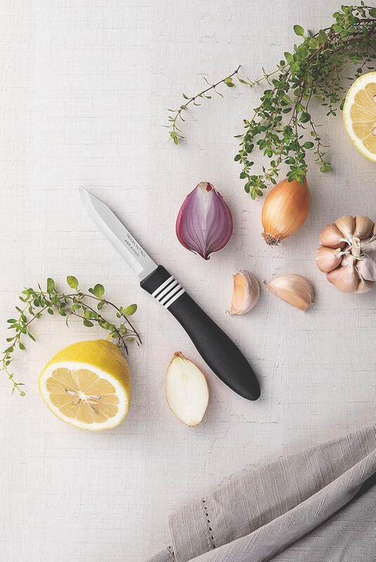 Tramontina 2-Piece Core & Core Peeling Knives with Stainless Steel Blade & Polypropylene Handle, 23461203, Silver/Black
Tramontina 2-Piece Core & Core Peeling Knives with Stainless Steel Blade & Polypropylene Handle, 23461203, Silver/Black