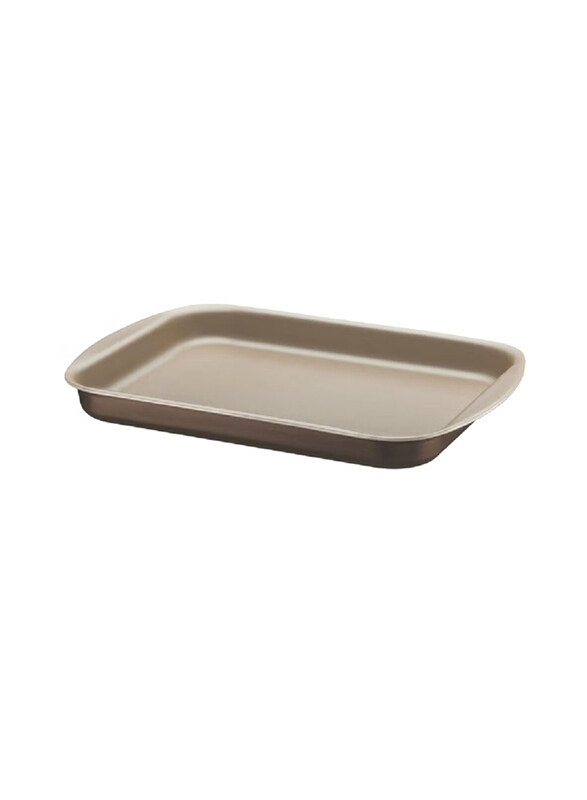 Tramontina 22cm Aluminium Flat Roasting Pan with Interior and Exterior Starflon Max PFOA Free Non-stick Coating, 20053422, Brown
Tramontina 22cm Aluminium Flat Roasting Pan with Interior and Exterior Starflon Max PFOA Free Non-stick Coating, 20053422, Brown