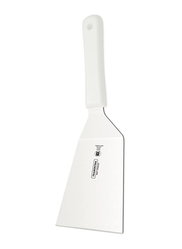 Tramontina 6x3.1/2 Inch Professional Frying Spatula with Stainless Steel Blade and White Polypropylene Handle, White/Silver
Tramontina 6x3.1/2 Inch Professional Frying Spatula with Stainless Steel Blade and White Polypropylene Handle, White/Silver