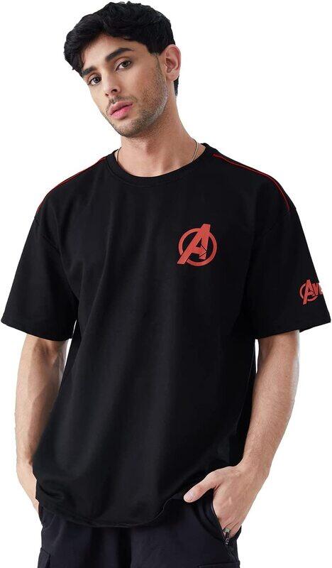 The Souled Store Official Marvel: Avengers (Earth's Mightiest Heroes) Printed Oversized T-Shirt for Men, Medium, Black
The Souled Store Official Marvel: Avengers (Earth's Mightiest Heroes) Printed Oversized T-Shirt for Men, Medium, Black