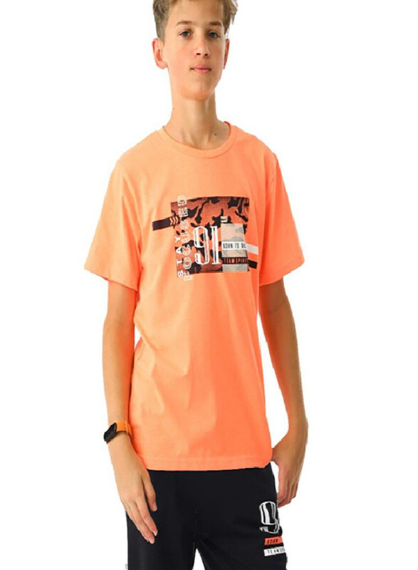 Urbasy Boys Printed Round Neck T-Shirts with Jogger Pants Set, 9 - 10 Years, Orange/Black
Urbasy Boys Printed Round Neck T-Shirts with Jogger Pants Set, 9 - 10 Years, Orange/Black