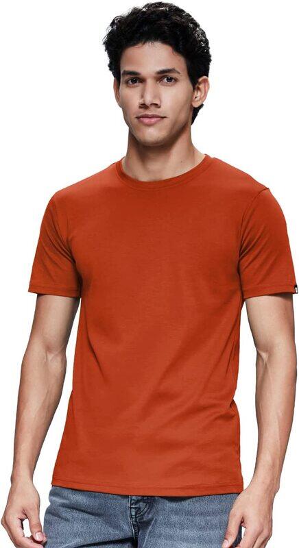 The Souled Store-Supima Cotton Terracotta Half Sleeve Regular fit T-Shirt for Men, Medium, Orange
The Souled Store-Supima Cotton Terracotta Half Sleeve Regular fit T-Shirt for Men, Medium, Orange