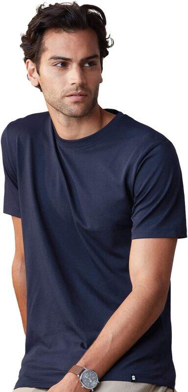 The Souled Store Supima Half Sleeve Solid Cotton T-Shirt for Men, Small, Dark Blue
The Souled Store Supima Half Sleeve Solid Cotton T-Shirt for Men, Small, Dark Blue