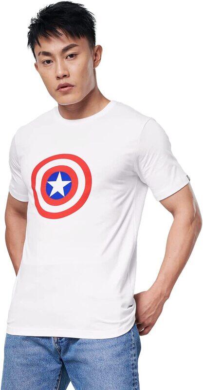 The Souled Store Official Captain America: You are Worthy (Solar Activated) Half Sleeve T-Shirt for Men, Extra Large, White
The Souled Store Official Captain America: You are Worthy (Solar Activated) Half Sleeve T-Shirt for Men, Extra Large, White