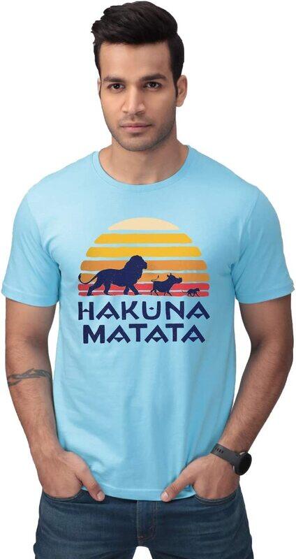 The Souled Store The Lion King: Hakuna Matata Graphic Printed Cotton T-Shirt Unisex, Large, Blue
The Souled Store The Lion King: Hakuna Matata Graphic Printed Cotton T-Shirt Unisex, Large, Blue