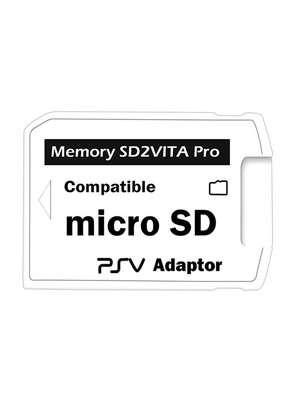 Generic Memory SD2VITA Pro Compatible Micro SD PSV Adaptor Suitable For PS Vita, White
Generic Memory SD2VITA Pro Compatible Micro SD PSV Adaptor Suitable For PS Vita, White
