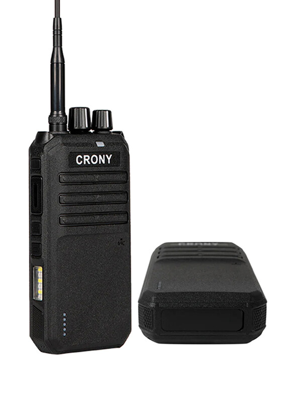 Crony 15-55 Km High Power Professional Walkie Talkie With LED Emergency Light, P30, Black
Crony 15-55 Km High Power Professional Walkie Talkie With LED Emergency Light, P30, Black