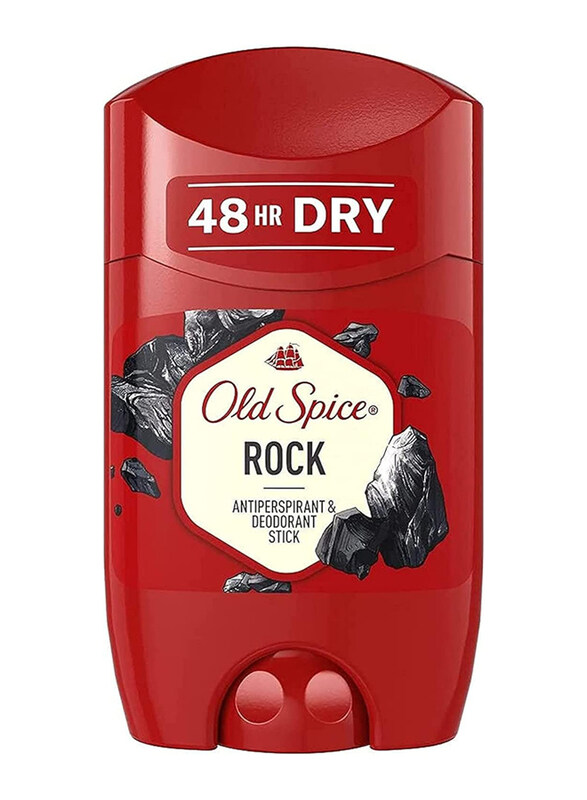 Old Spice Rock Deodorant Stick for Men Antiperspirant with Long Lasting Fragrance, 50ml
Old Spice Rock Deodorant Stick for Men Antiperspirant with Long Lasting Fragrance, 50ml