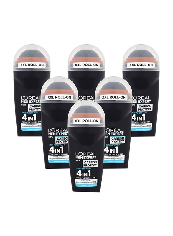 Other Brand L'Oreal Men Expert Carbon Protect 48H Anti-Perspirant Deodorant for Men, 6 x 50ml
Other Brand L'Oreal Men Expert Carbon Protect 48H Anti-Perspirant Deodorant for Men, 6 x 50ml