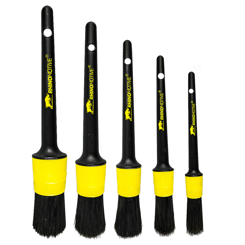 RHINOMOTIVE - Different size and finishes for multipurpose use Automotive DETAILING BRUSHES 5PCS
RHINOMOTIVE - Different size and finishes for multipurpose use Automotive DETAILING BRUSHES 5PCS