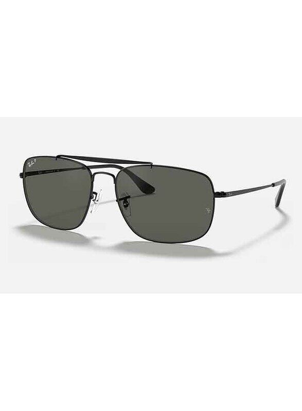 Ray-Ban The Colonel Polarized Full-Rim Square Polished Black Sunglasses Unisex, Green Lens, RB3560 002/58, 61/17/145
Ray-Ban The Colonel Polarized Full-Rim Square Polished Black Sunglasses Unisex, Green Lens, RB3560 002/58, 61/17/145