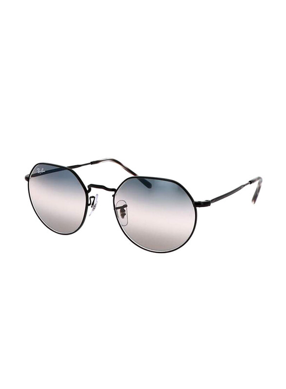 Ray-Ban Full Rim Jack Round Black Unisex Sunglasses, Pink/Blue Lens, RB3565, 53/20/145
Ray-Ban Full Rim Jack Round Black Unisex Sunglasses, Pink/Blue Lens, RB3565, 53/20/145