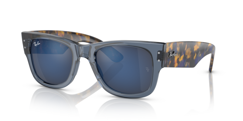 Ray-Ban Mega Wayfarer Transparent Dark Blue Sunglasses-RB0840S MEGA WAYFARER 6638/O4 51-21 145 3N
Ray-Ban Mega Wayfarer Transparent Dark Blue Sunglasses-RB0840S MEGA WAYFARER 6638/O4 51-21 145 3N