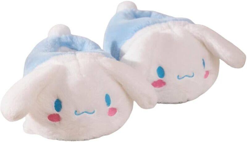Sanrio Cinnamoroll Plush Bunny Slippers, Kawaii Style, Non-slip Sole, Pink and White, Adult Size
Sanrio Cinnamoroll Plush Bunny Slippers, Kawaii Style, Non-slip Sole, Pink and White, Adult Size