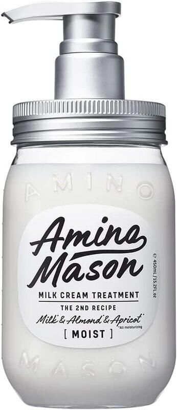 Amino Mason The 2nd Recipe Moist Milk Cream Treatment for Hair Moisturizing and Hydrating for Dry Hair, 450ml
Amino Mason The 2nd Recipe Moist Milk Cream Treatment for Hair Moisturizing and Hydrating for Dry Hair, 450ml