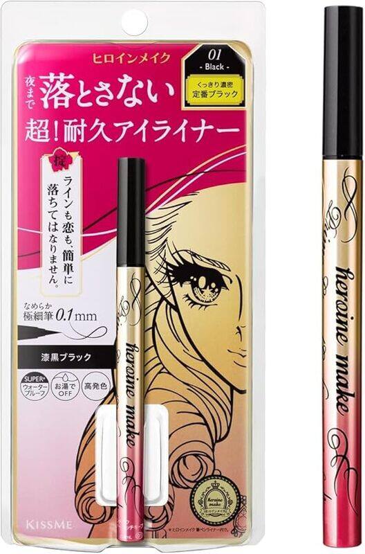 Heroine Make Prime Liquid Eyeliner, Rich Keep, 01, Jet Black 0.02 fl oz (0.4 ml) Brush Tip, 0.0004 inch (0.1 mm), Domestic Ultra-fine Brush, Waterproo
Heroine Make Prime Liquid Eyeliner, Rich Keep, 01, Jet Black 0.02 fl oz (0.4 ml) Brush Tip, 0.0004 inch (0.1 mm), Domestic Ultra-fine Brush, Waterproo