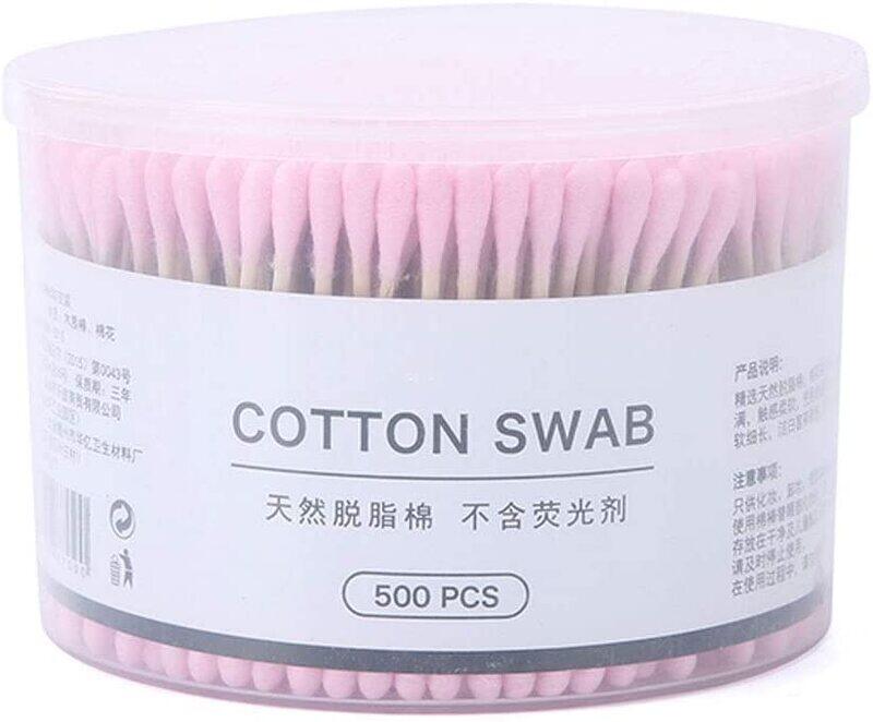 Mex Sterile Health Wood Stick Double-Headed High Quality Cotton Swab, 500 Pieces, Pink
Mex Sterile Health Wood Stick Double-Headed High Quality Cotton Swab, 500 Pieces, Pink