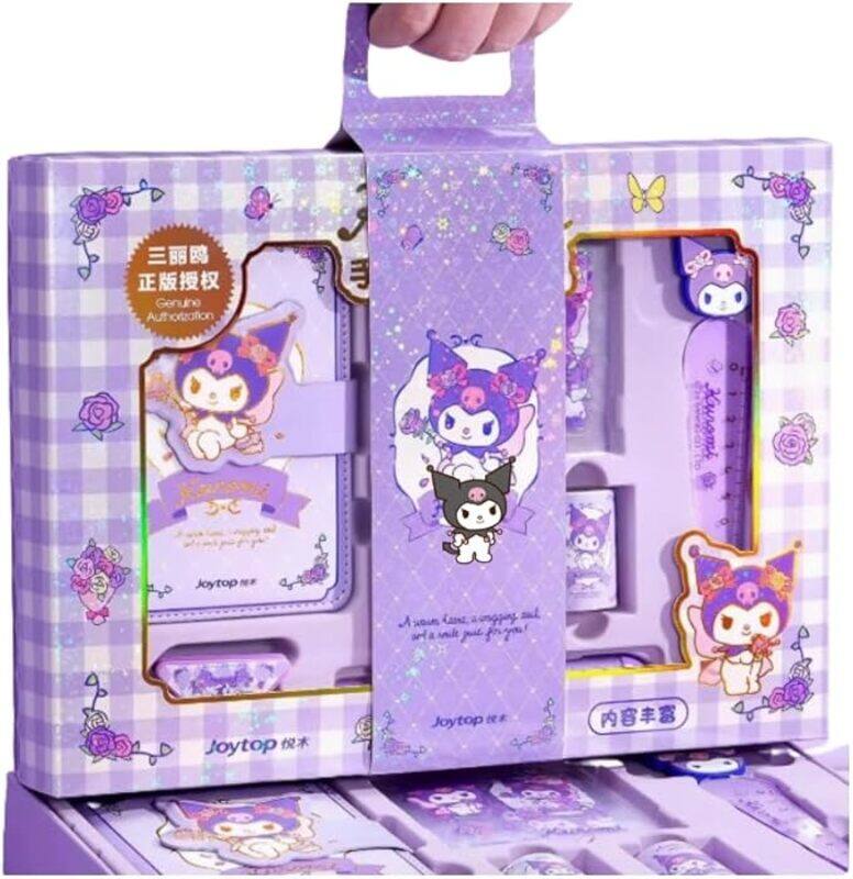 Kawaii Sanrio Kuromi Stationery Gift Set, Purple Theme, Notebook and School Supplies
Kawaii Sanrio Kuromi Stationery Gift Set, Purple Theme, Notebook and School Supplies