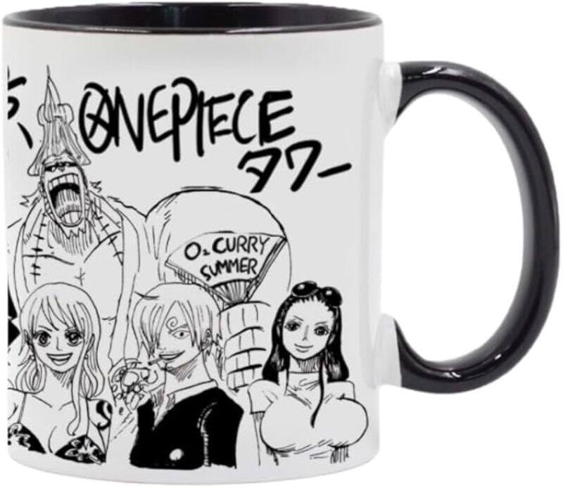 Sanrio One Piece Anime Character Sketch Coffee Mug, Black and White Design, Ceramic Cup
Sanrio One Piece Anime Character Sketch Coffee Mug, Black and White Design, Ceramic Cup