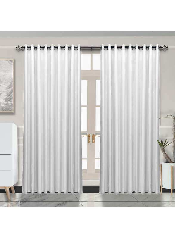 Generic Black Kee 100% Blackout Jacquard Curtains, W52 x L95-inch, 2 Pieces, White
Generic Black Kee 100% Blackout Jacquard Curtains, W52 x L95-inch, 2 Pieces, White