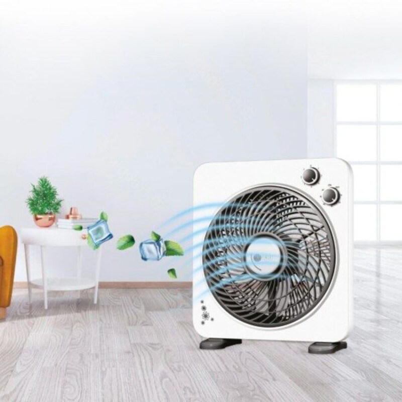 AFRA 45W Electric Box Fan with 5 Blades, 3 Speeds-Mark, ESMA, RoHS & CB Certified, AF-1045WT, White
AFRA 45W Electric Box Fan with 5 Blades, 3 Speeds-Mark, ESMA, RoHS & CB Certified, AF-1045WT, White