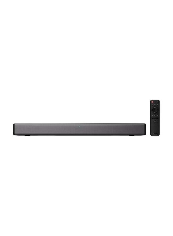 Hisense 2.1ch All-in-One Compact Design with Wireless Bluetooth Sound Bar with Built-In Subwoofer, 108W, HS214, Black
Hisense 2.1ch All-in-One Compact Design with Wireless Bluetooth Sound Bar with Built-In Subwoofer, 108W, HS214, Black